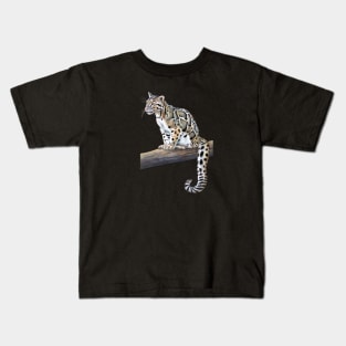 Clouded Leopard Kids T-Shirt